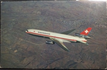 Pocztówka Swissair McDonnell Douglas DC-10