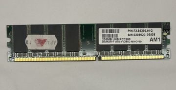 Pamięć RAM AM1 256MB