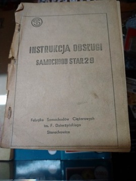 Instrukcja obsługi samochodu STAR 29