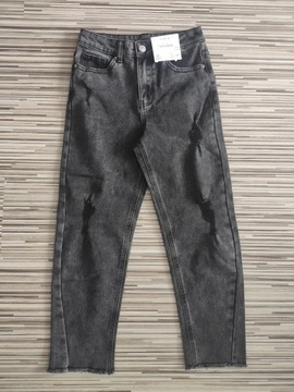 Spodnie jeansowe czarne 122/128 George