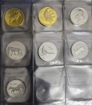 zestaw 7 monet Karabach 