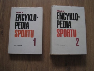 Mała encyklopedia Sportu dwa tomy wydane w 1984 r