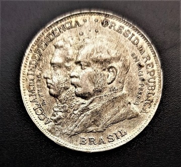 Moneta 2000 Reis-1922-Brazylia-Srebro-Okolicznośc
