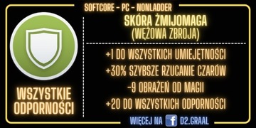 DIABLO 2: zbroja Skóra Żmijomaga (NLD, PC)