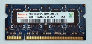 Pamięć RAM HYNIX DDR2 1 GB PC2-6400S-666-12