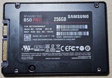SSD Samsung 850 PRO 256 GB