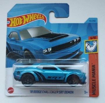 HOT WHEELS '18 DODGE CHALLENGER SRT DEMON