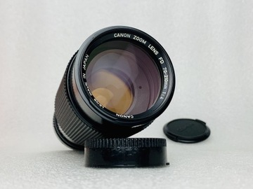 Obiektyw Canon FD 70-210 f4 z dekielkami 