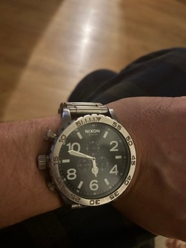 Nixon 42-20 Chrono Black zegarek męski