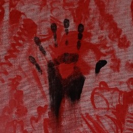 'Hannibal Lecter' obraz olejny M.J.Koźlik