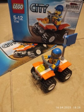 Lego City 7736 Quad straży przybrzeżnej