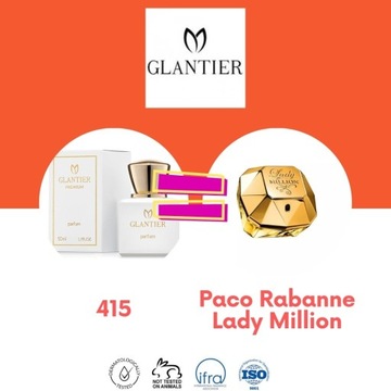 GLANTIER 415 Odpowiednik Paco Rabanne Lady Million