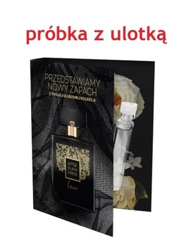 Avon Little Black Dress LACE próbka z ulotką