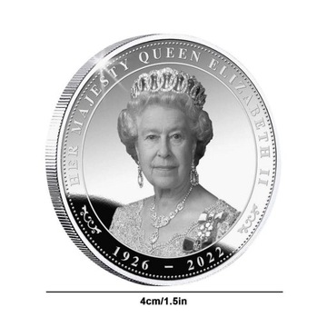 Królowa Elżbieta II 1926-2022 srebrna pamiątka