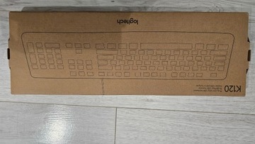 Nowa  Klawiatura membranowa Logitech K120