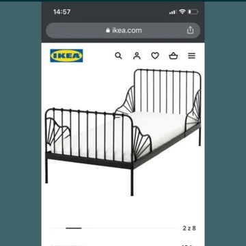 Łóżko dziecięce młodzieżowe Ikea rama materac szcz