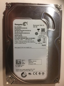 Dysk SATA Seagate ST3250318AS 250GB 3,5''