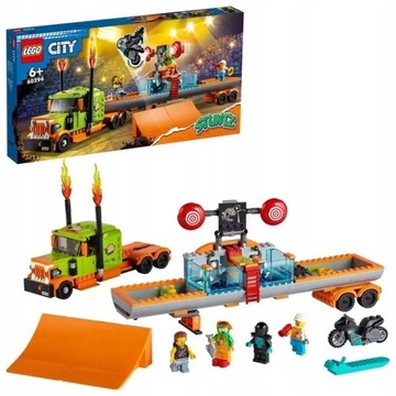 LEGO City 60294 CIĘŻARÓWKA KASKADERSKA 418 el. HIT