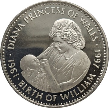 Liberia 5 dollars 1997, KM#454