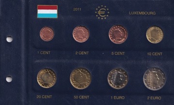 LUKSEMBURG – 2011 – ZESTAW EURO ............