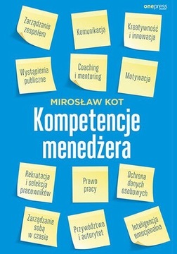 Kompetencje menedżera Mirosław Kot stan BDB twarda oprawa 