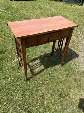 Stół drewniany stolik biurko loft PRL Vintage