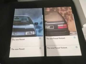 Prospekty VW Passat. Stan kolekcjonerski