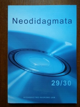 Książka "Neodidagmata nr 29/30". Wyd. Nauk. UAM