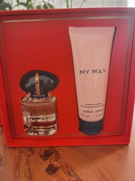 Perfumy Giorgio Armani My Way 30ml plus balsam do ciała 75 ml