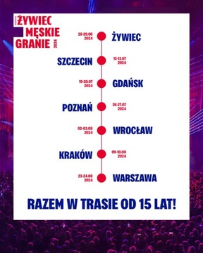 Męskie Granie Warszawa 23.08.2024 