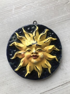 Słońce marsylskie ceramika handmade sun