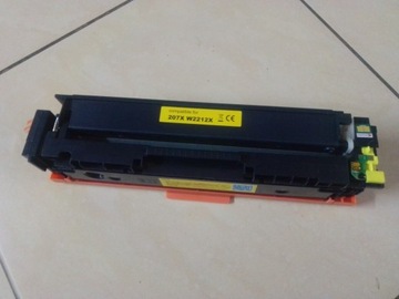 Toner zamiennik 207x W2212X żółty z chipem