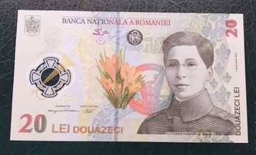 Rumunia 20 lej 2021 UNC 