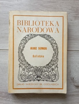 BALLADYNA Słowacki, Biblioteka Narodowa BN