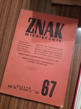 ZNAK miesięcznik nr 67 1960r