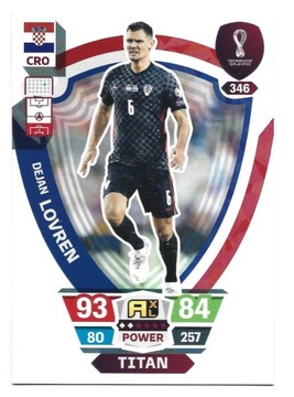 PANINI WORLD CUP QATAR 2022 LOVREN TITAN 346