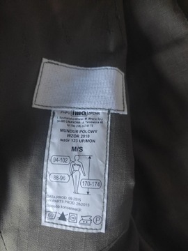 Mundur polowy wz. 2010 całoroczny bluza M/S