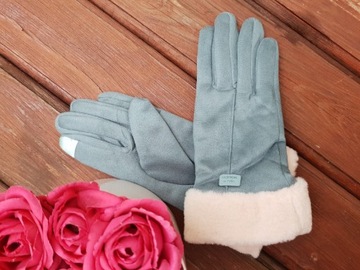 Nowe damskie rękawiczki ocieplane