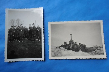 2 Fotografie wojskowe Wermacht II Wojna ok 1941r