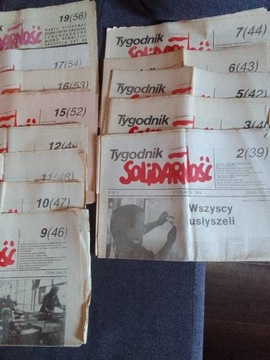 Tygodnik solidarność 1989 13numerow