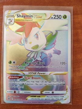 Shaymin Vstar 173/172 Pokemon Brilliant Stars