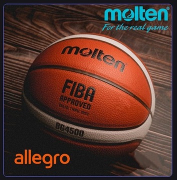 Piłka do koszykówki Molten B7G4500 FIBA r.7  -2gratisy- Brelok NBA i pompka