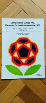 Program UEFA Euro 1980 Italia Italy Włochy Europa