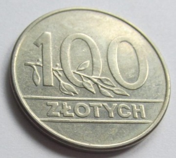 100 zł. 1990 r. PRL