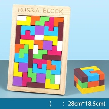 Drewniany Tetris XXL - Kosta Robika