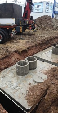 Zbiorniki betonowe na szambo, deszczówkę, piwniczk