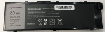 Bateria do laptopa 80Wh Li-ion, 11,4v na 7000mAh 