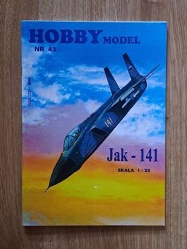 HOBBY MODEL 43 model kartonowy samolot JAK-141