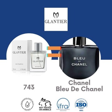 GLANTIER 743 Odpowiednik Chanel Bleu De Chanel