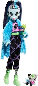 Monster High Doll  Sleepover LALKA FRANKIE STAIN